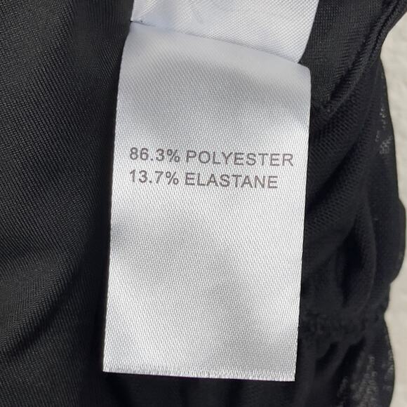 Oh Polly Sheer Perfection Mesh Corset Underwired Mini Dress Black 4 Ruched NWT - Picture 14 of 16